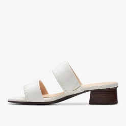 Clarks Serina 35 Mule Off White Leather Store