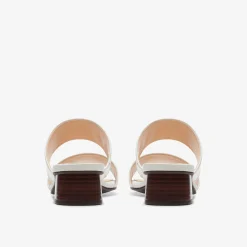 Clarks Serina 35 Mule Off White Leather Store