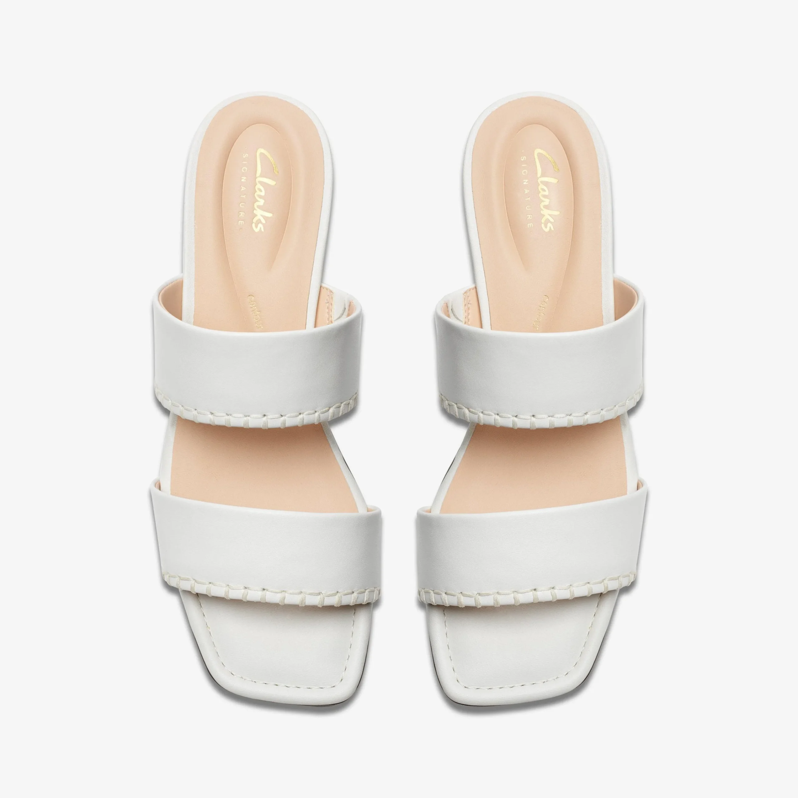 Clarks Serina 35 Mule Off White Leather Store