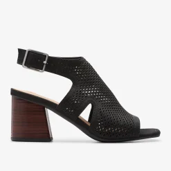 Clarks Siara 65 Flow Black Nubuck Shop