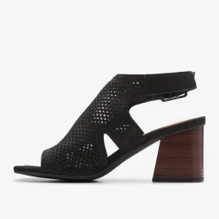 Clarks Siara 65 Flow Black Nubuck Shop