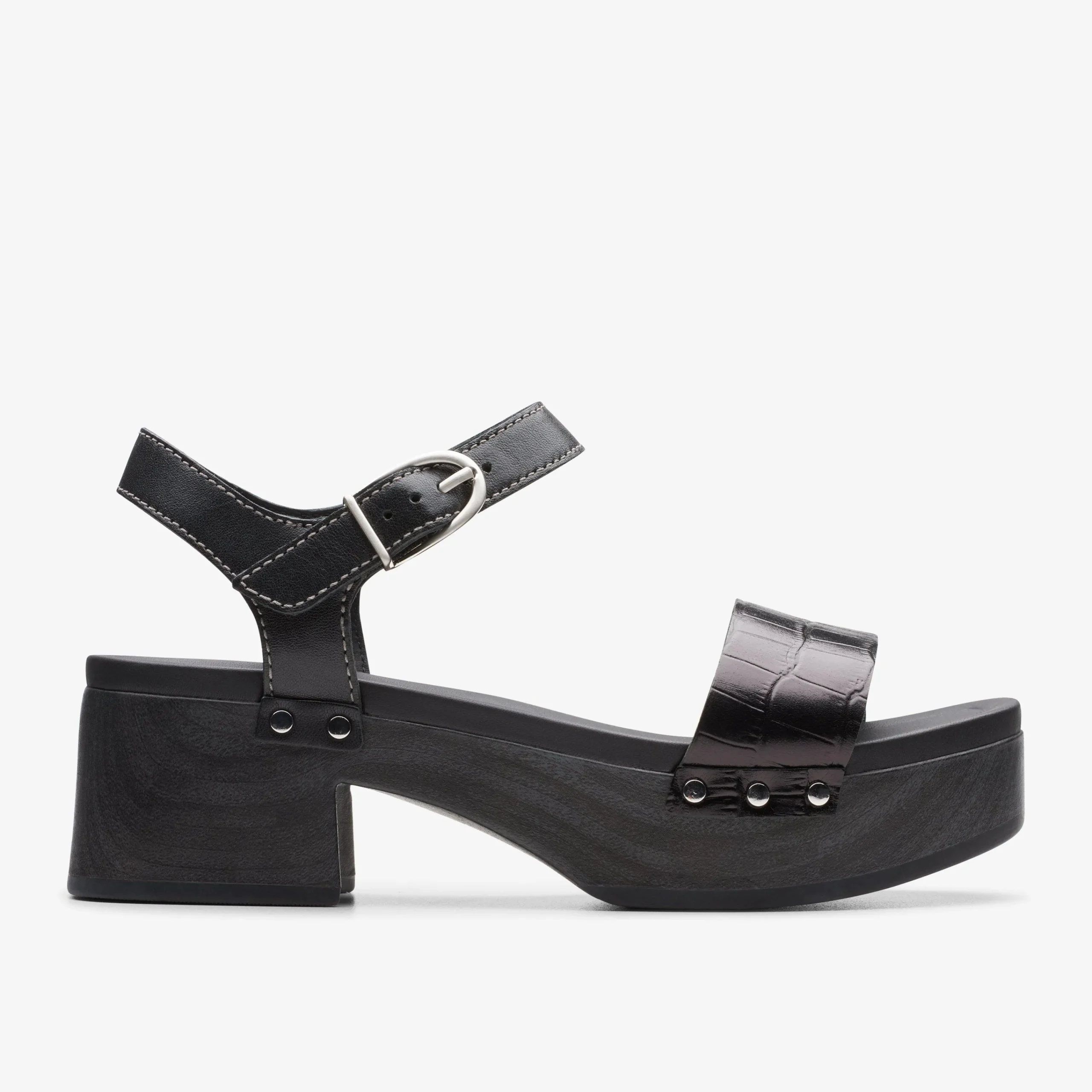 Clarks Sivanne Bay Black Interest Hot
