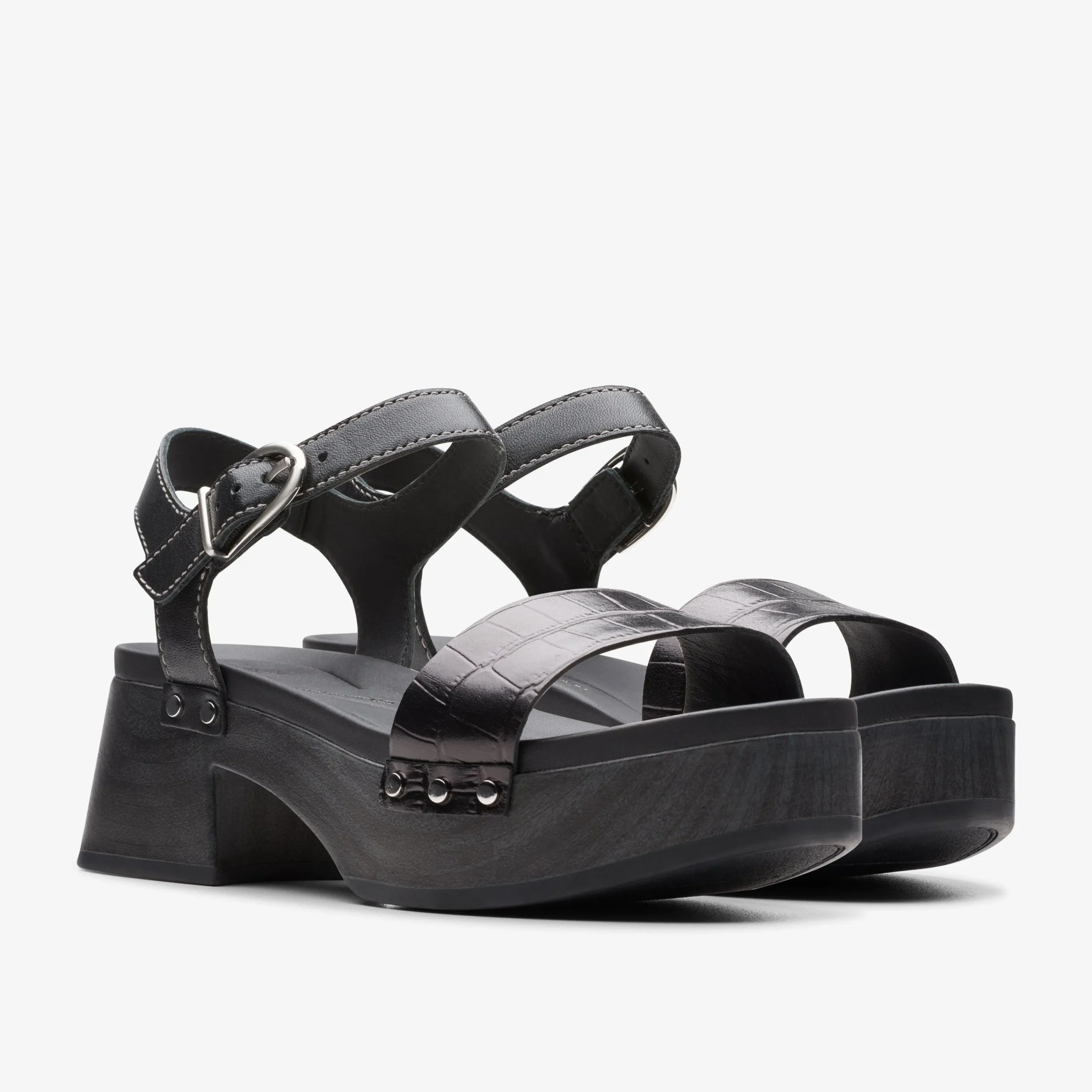 Clarks Sivanne Bay Black Interest Hot
