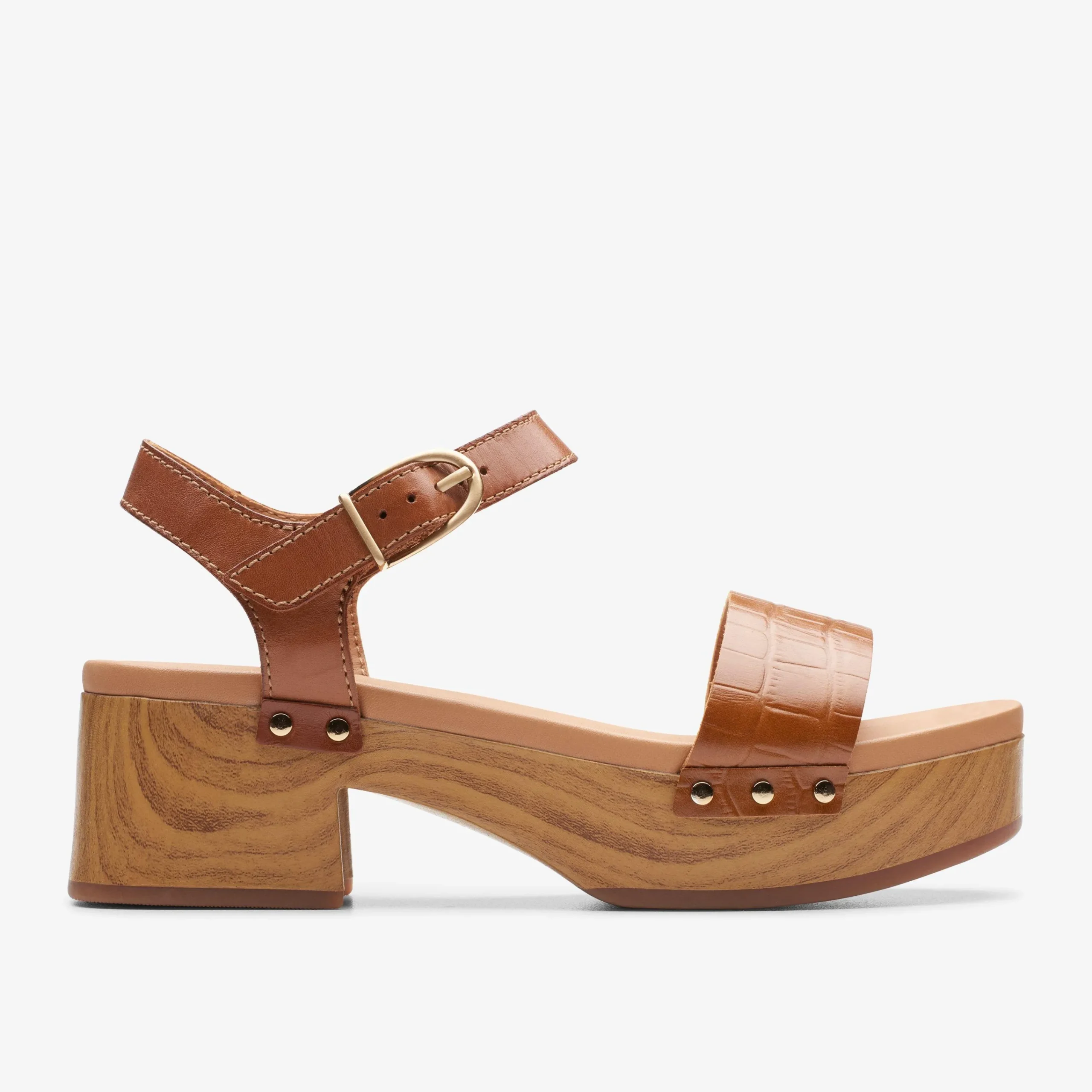 Clarks Sivanne Bay Tan Interest Outlet
