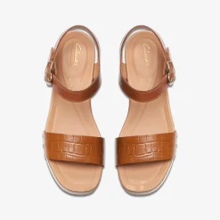 Clarks Sivanne Bay Tan Interest Outlet