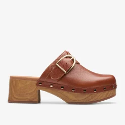 Clarks Sivanne Sun Tan Leather Hot