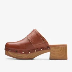 Clarks Sivanne Sun Tan Leather Hot