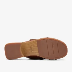 Clarks Sivanne Sun Tan Leather Hot