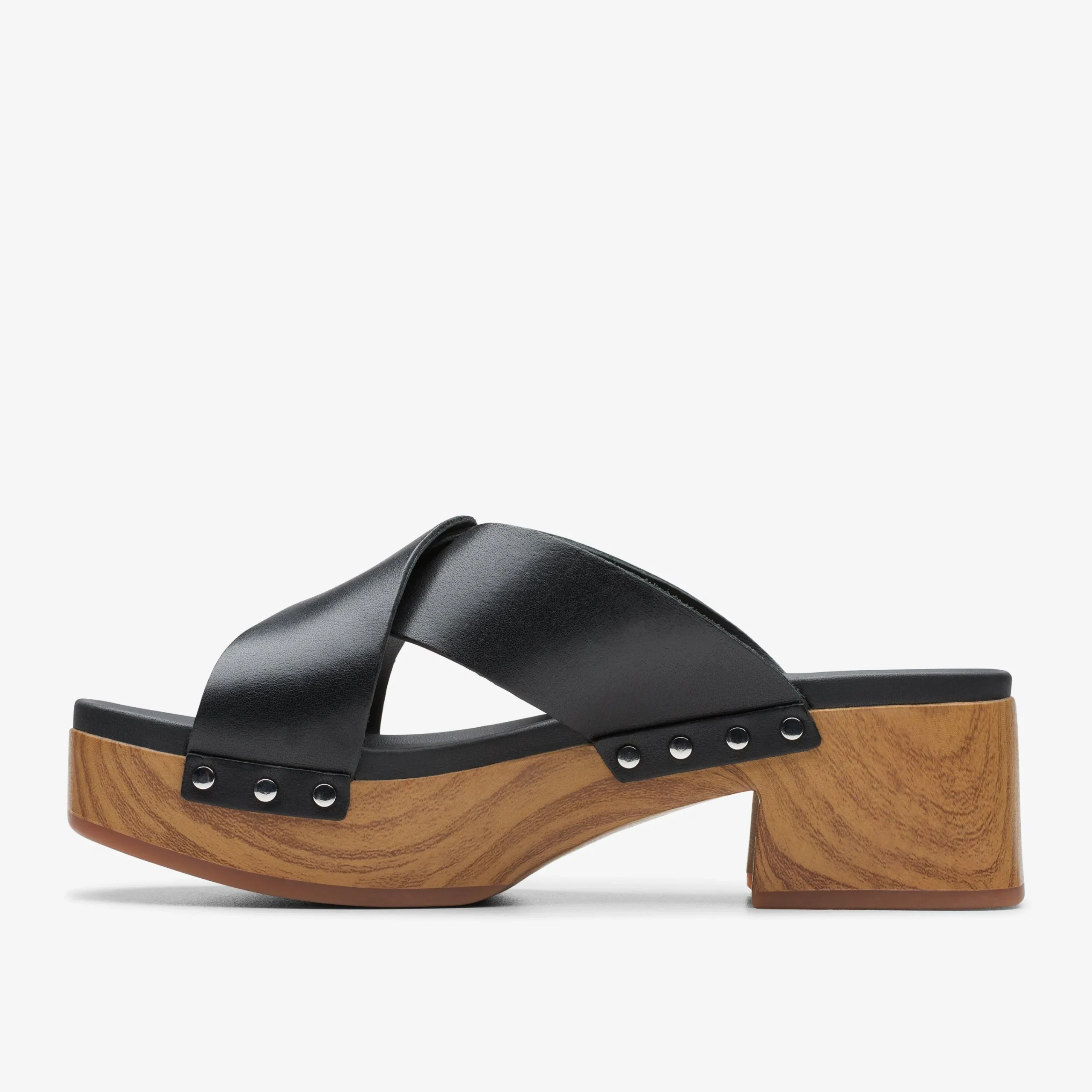 Clarks Sivanne Walk Black Leather New