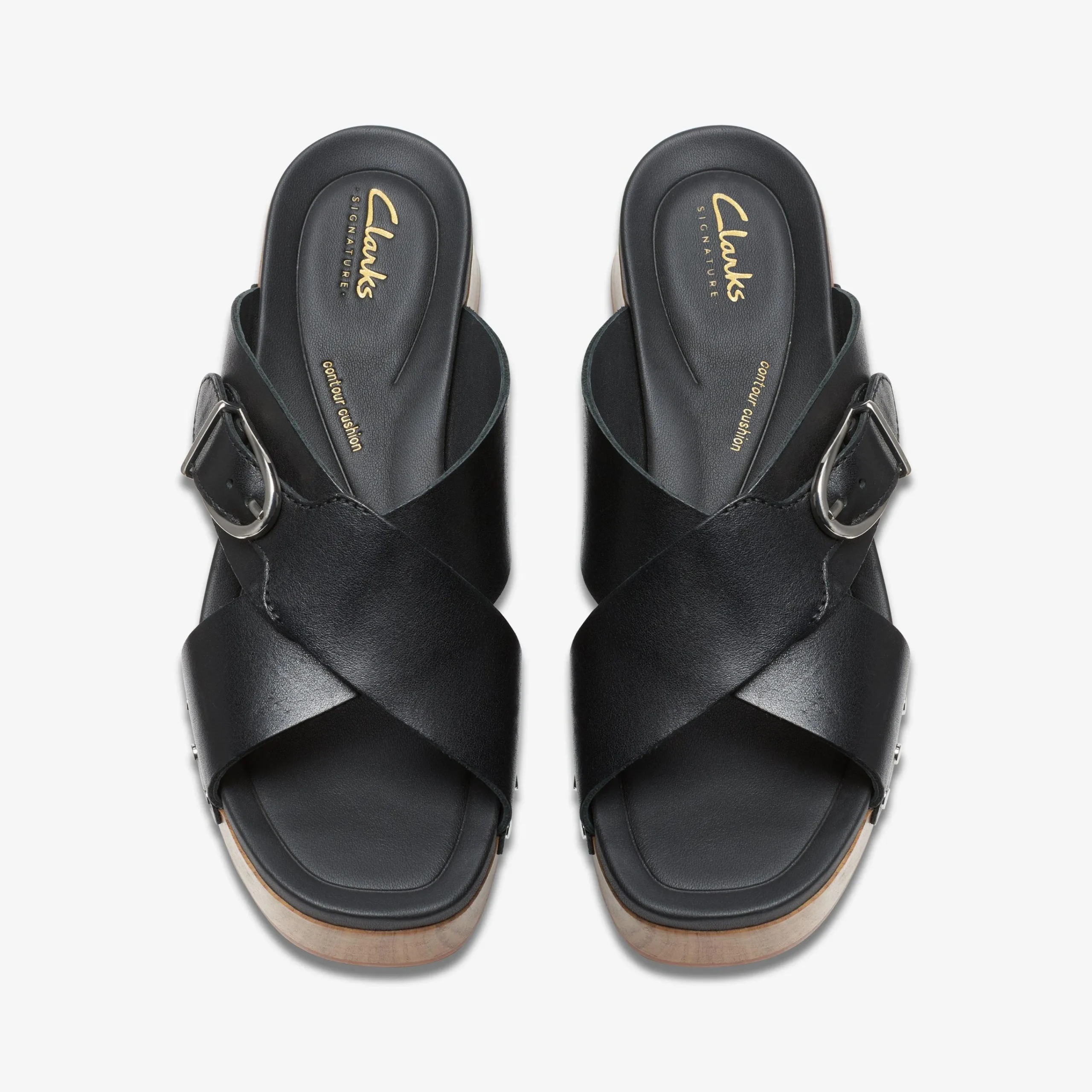 Clarks Sivanne Walk Black Leather New