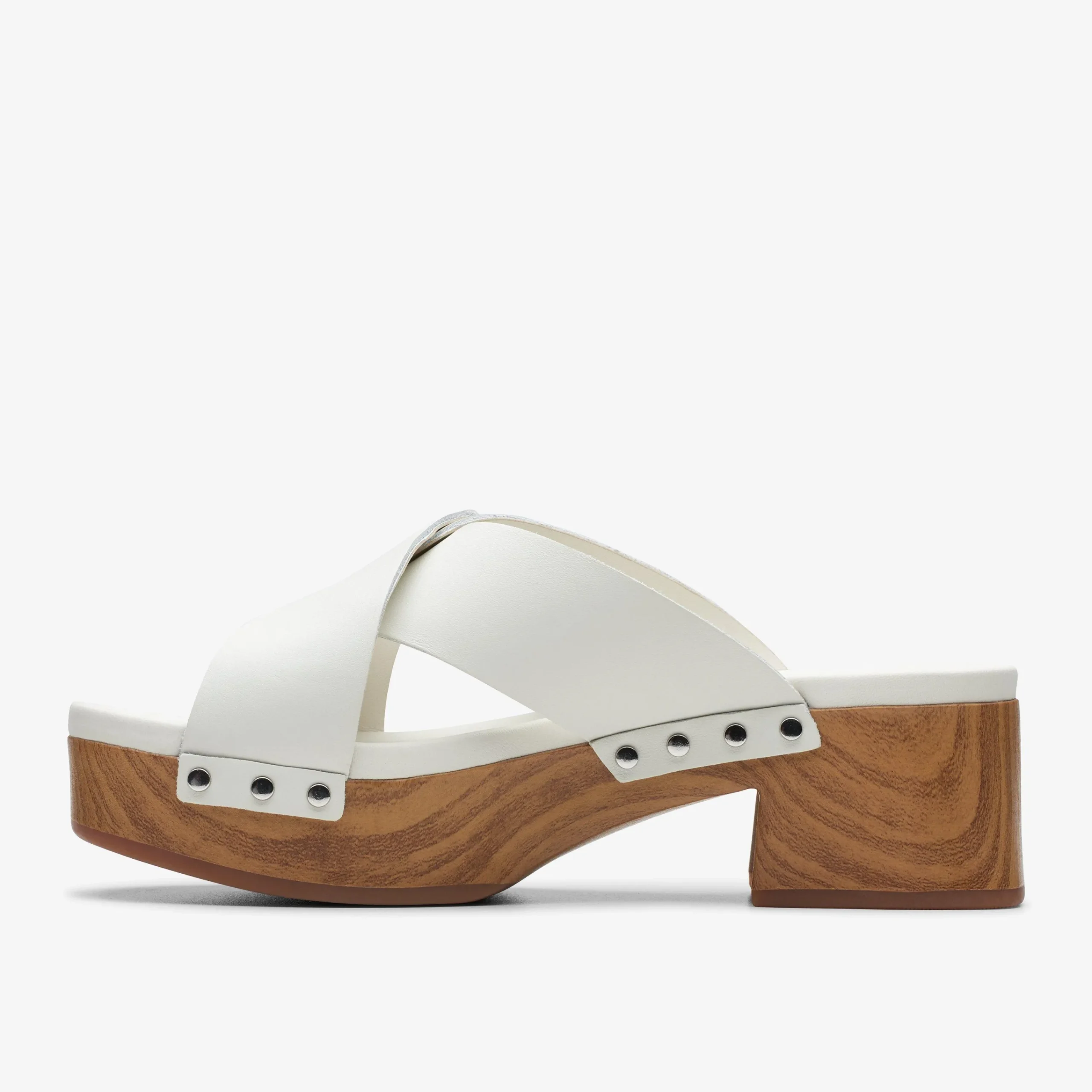 Clarks Sivanne Walk Off White Leather Fashion