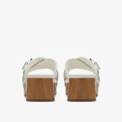 Clarks Sivanne Walk Off White Leather Fashion
