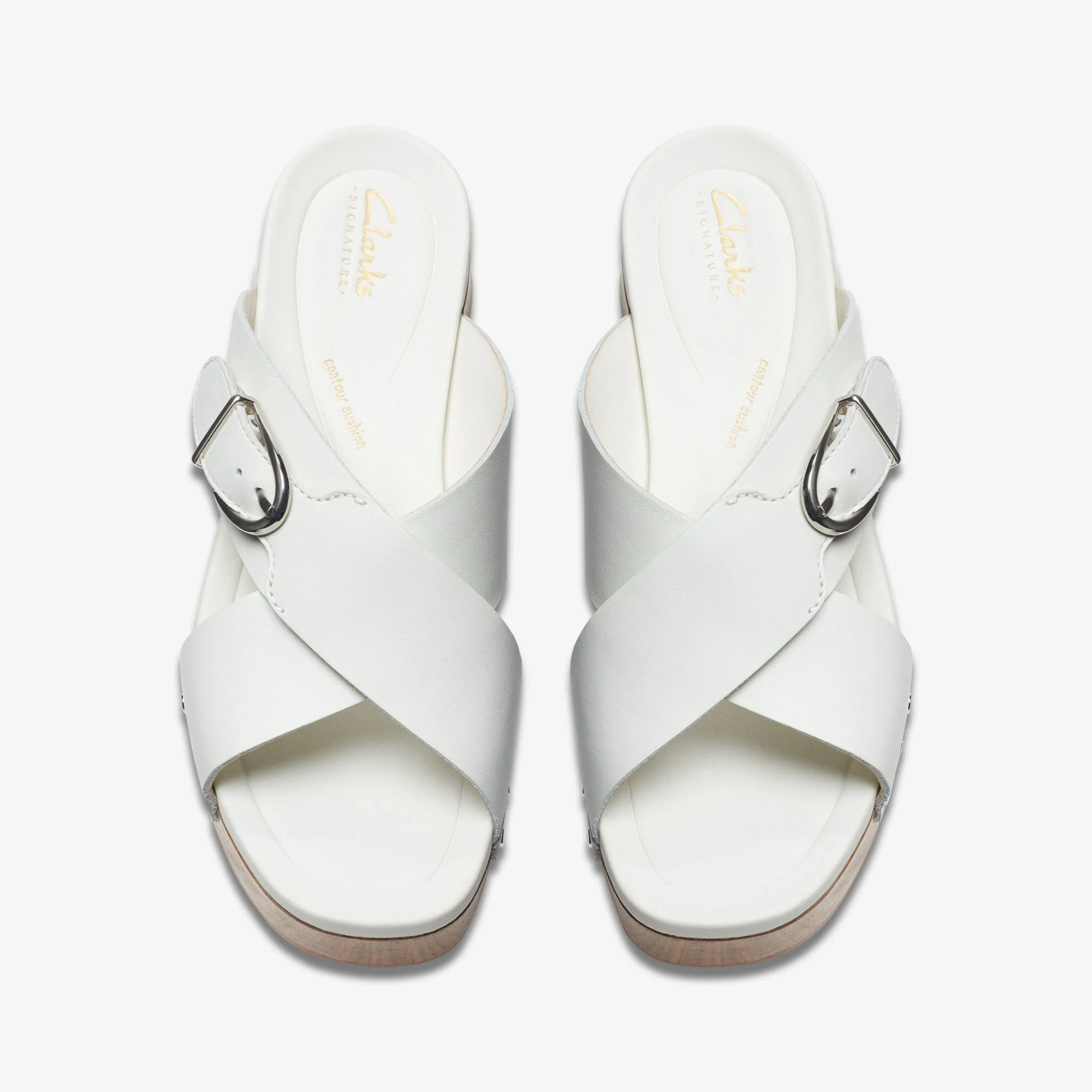 Clarks Sivanne Walk Off White Leather Fashion