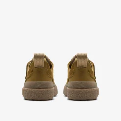 Clarks Somerset Lace Light Olive Suede Outlet