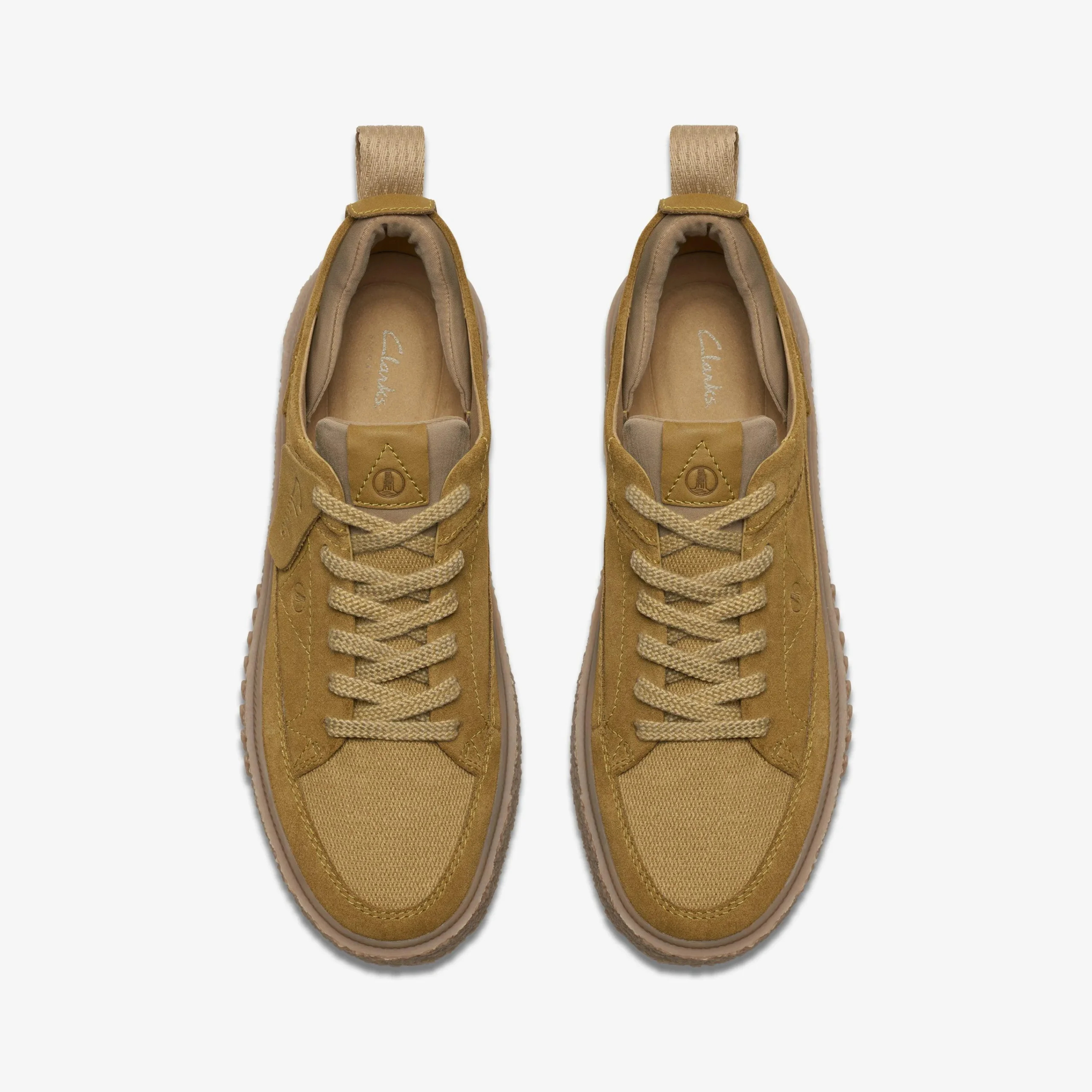 Clarks Somerset Lace Light Olive Suede Outlet