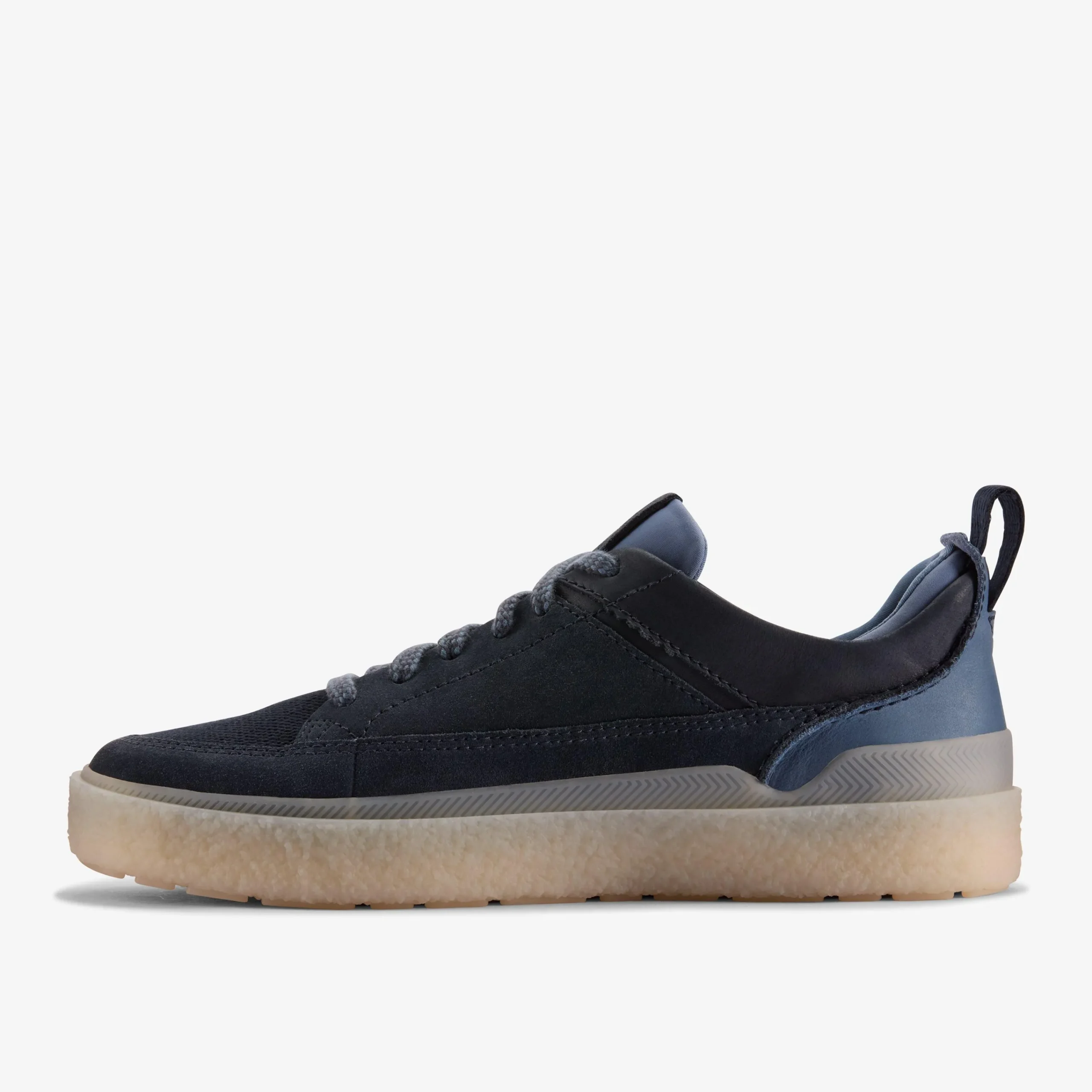 Clarks Somerset Lace Navy Suede Flash Sale