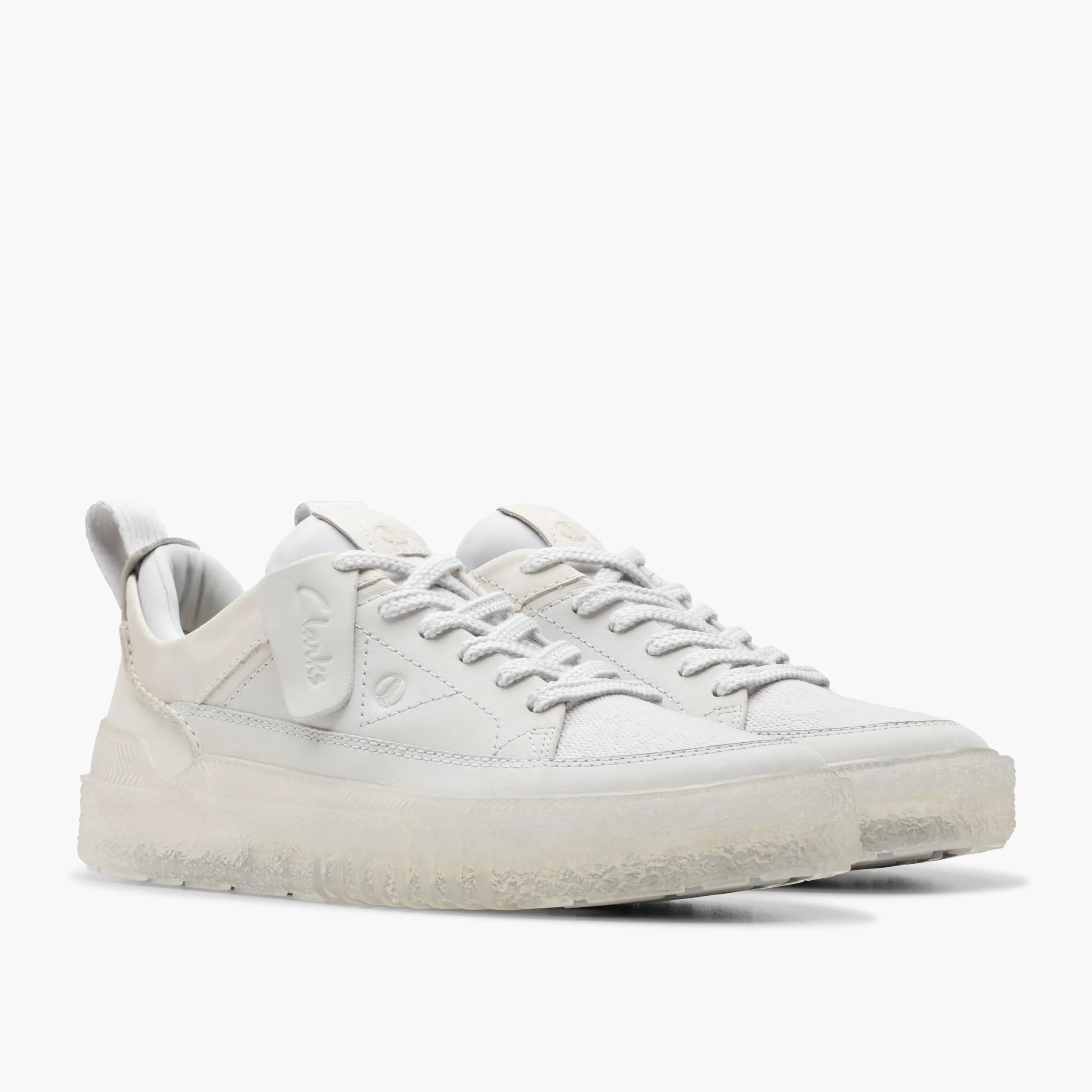 Clarks Somerset Lace Off White Nubuck Clearance