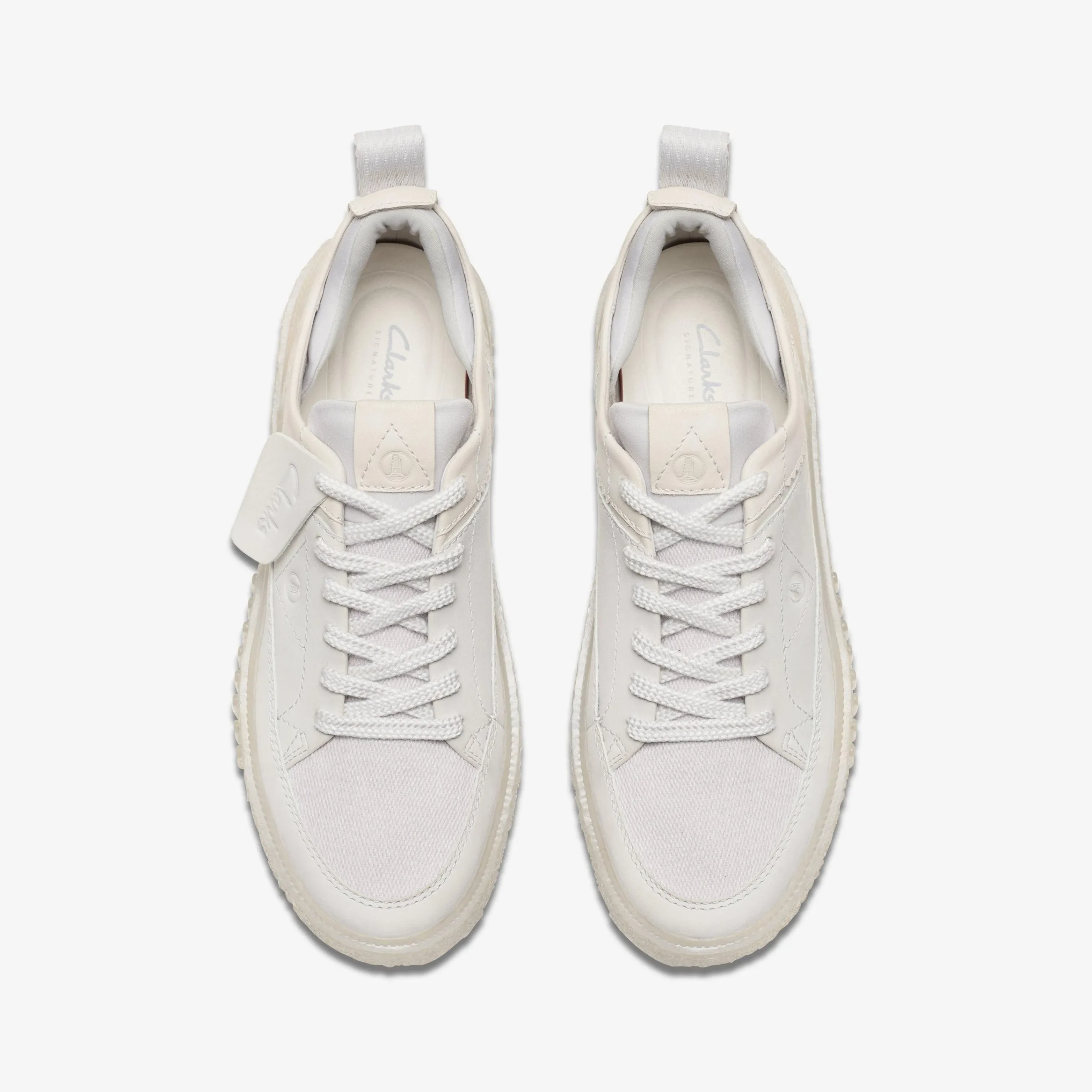 Clarks Somerset Lace Off White Nubuck Clearance