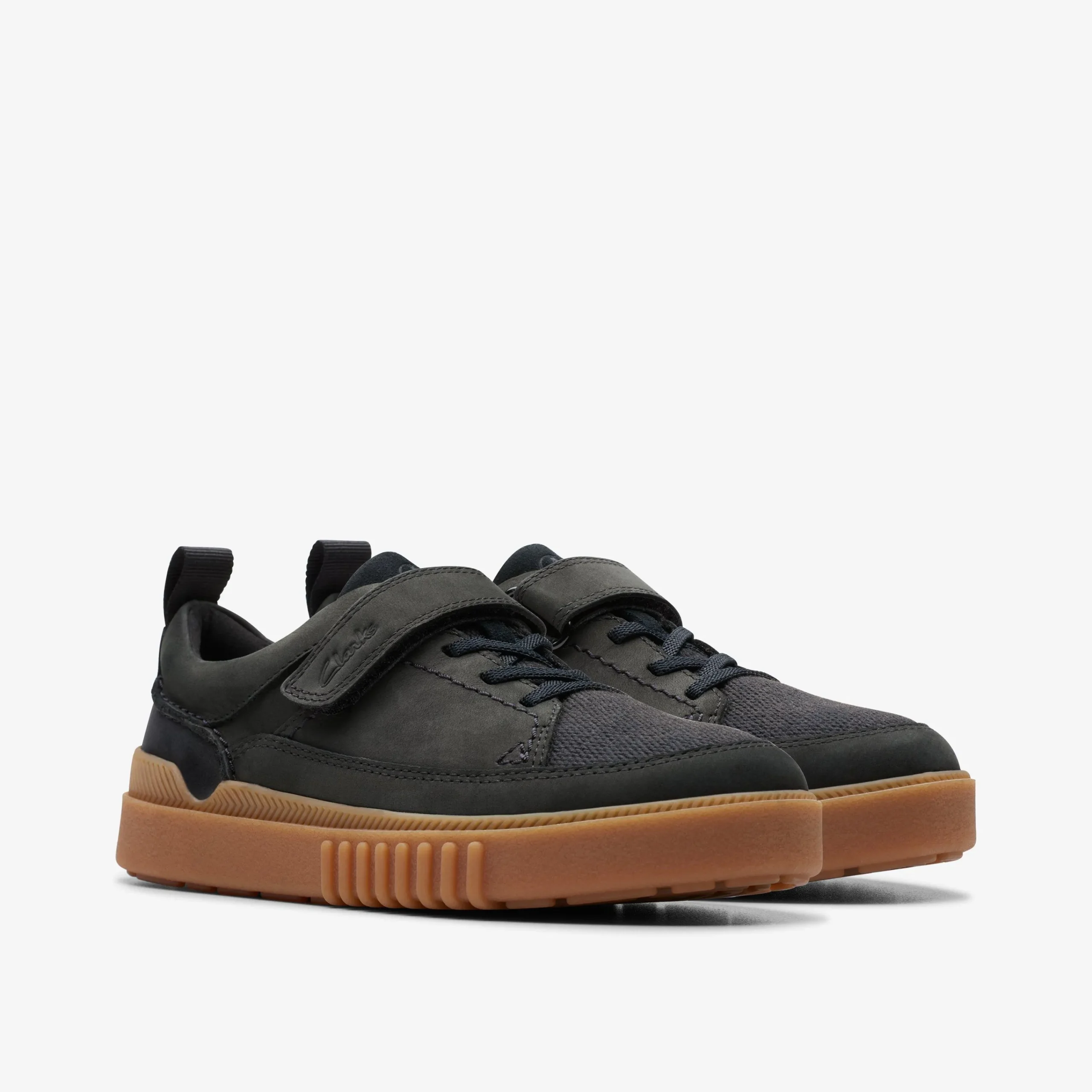 Clarks Somerset Tor Kid Black Cheap