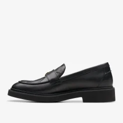 Clarks SPLEND PENNY Black Leather Hot