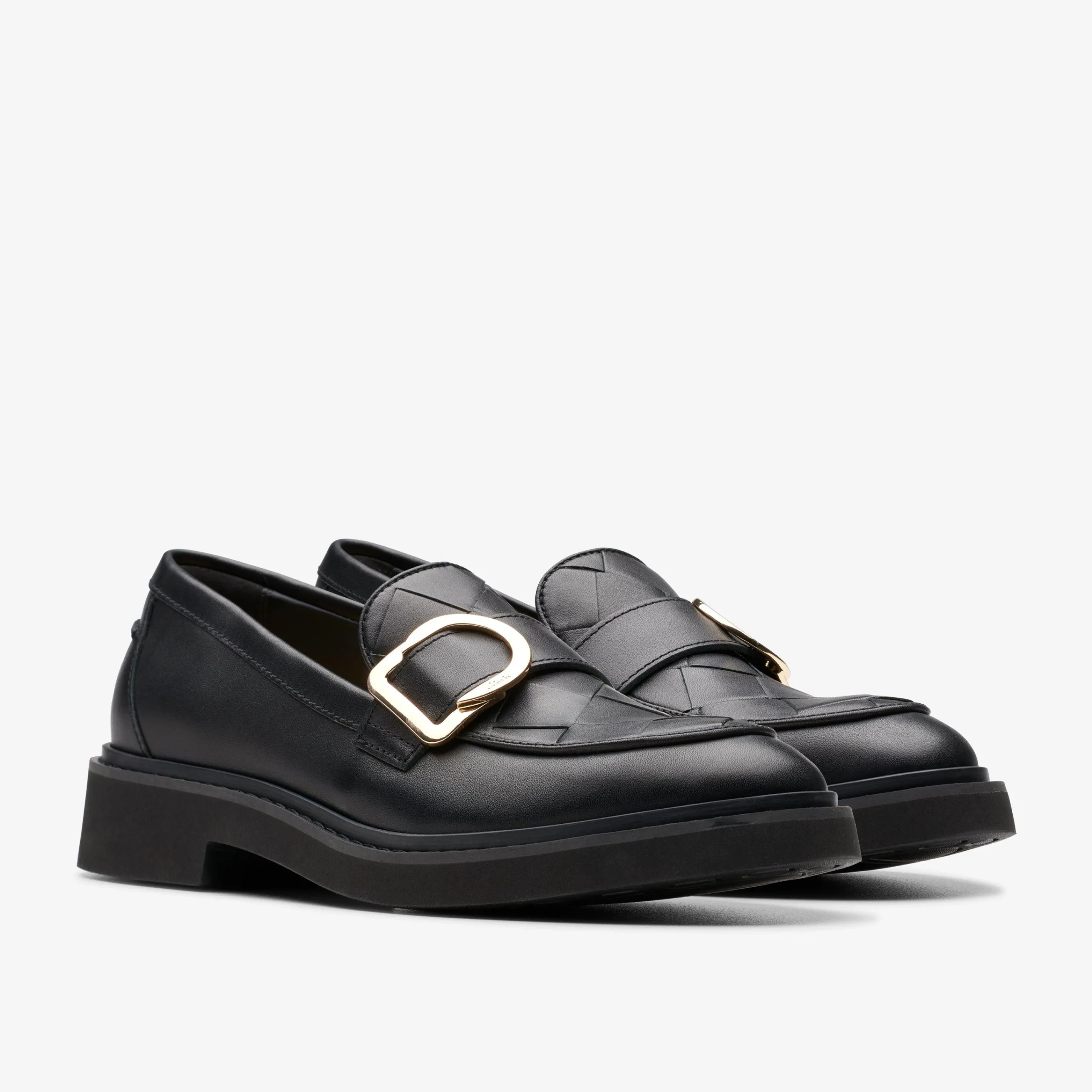 Clarks SPLEND PENNY Black Leather Hot