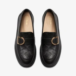 Clarks SPLEND PENNY Black Leather Hot
