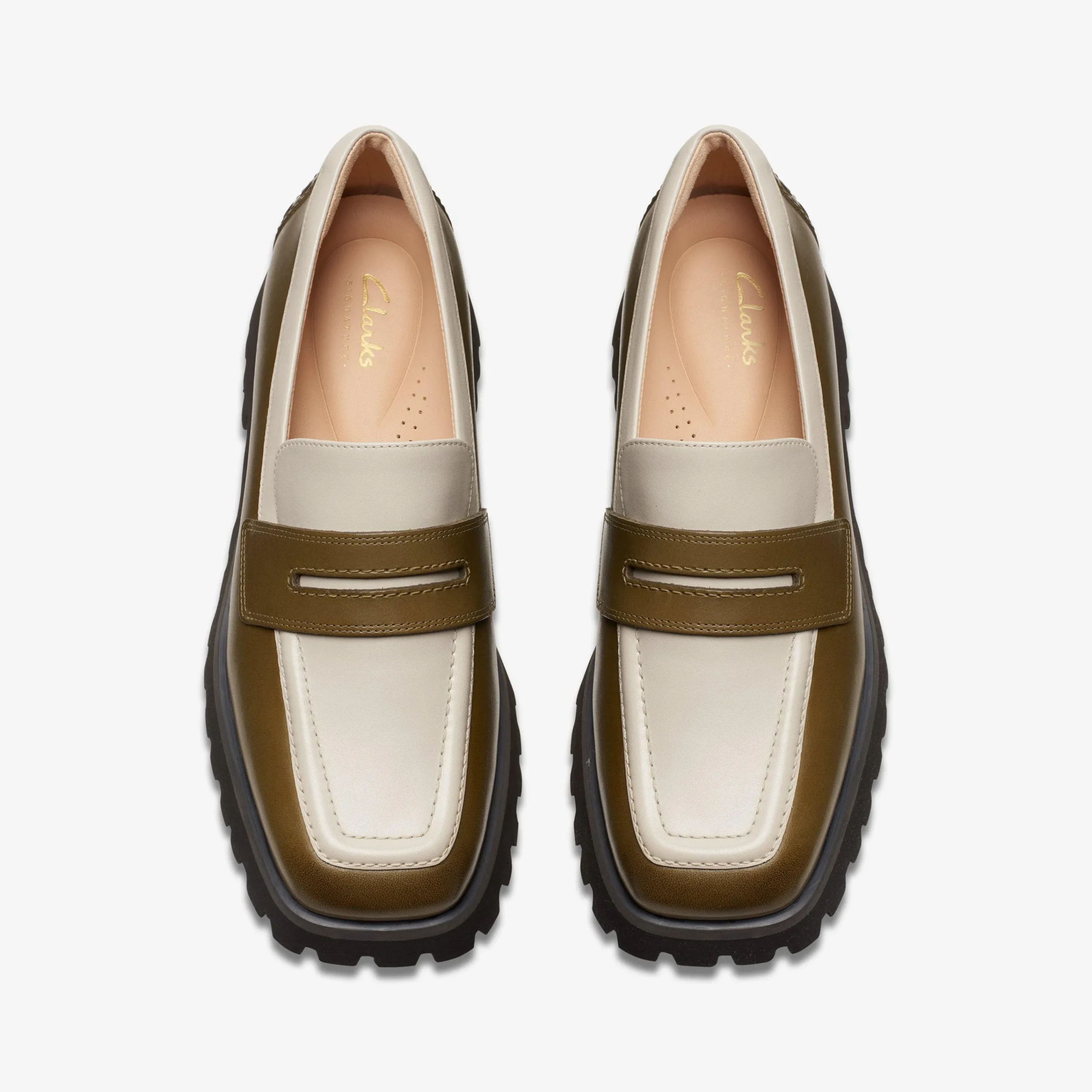 Clarks Stayso Edge Olive Combination Store