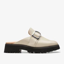 Clarks Stayso Free Ivory Leather Clearance