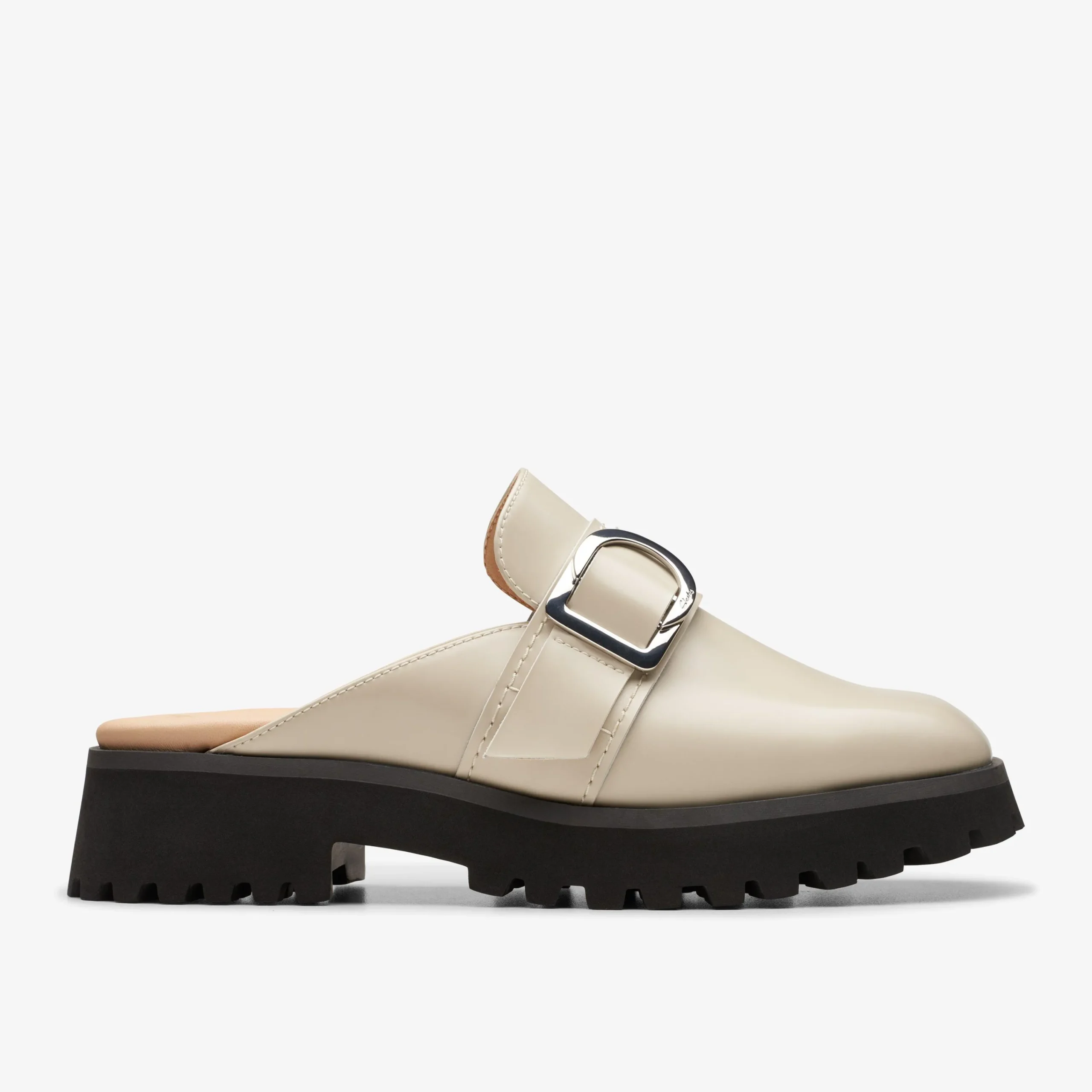 Clarks Stayso Free Ivory Leather Clearance