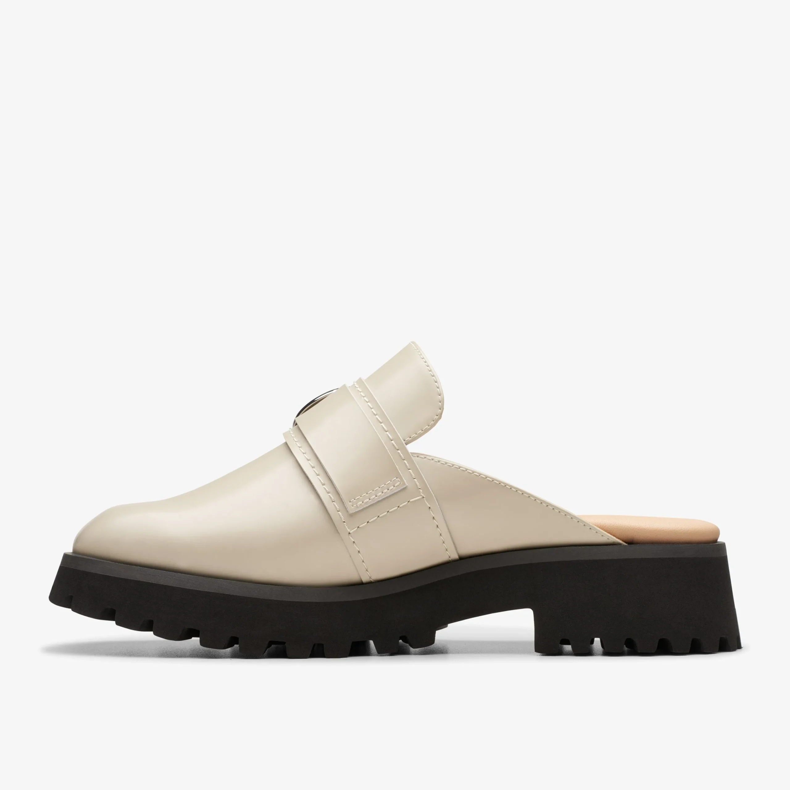 Clarks Stayso Free Ivory Leather Clearance