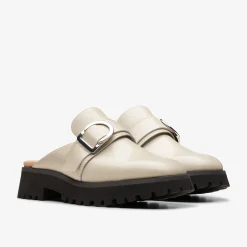 Clarks Stayso Free Ivory Leather Clearance