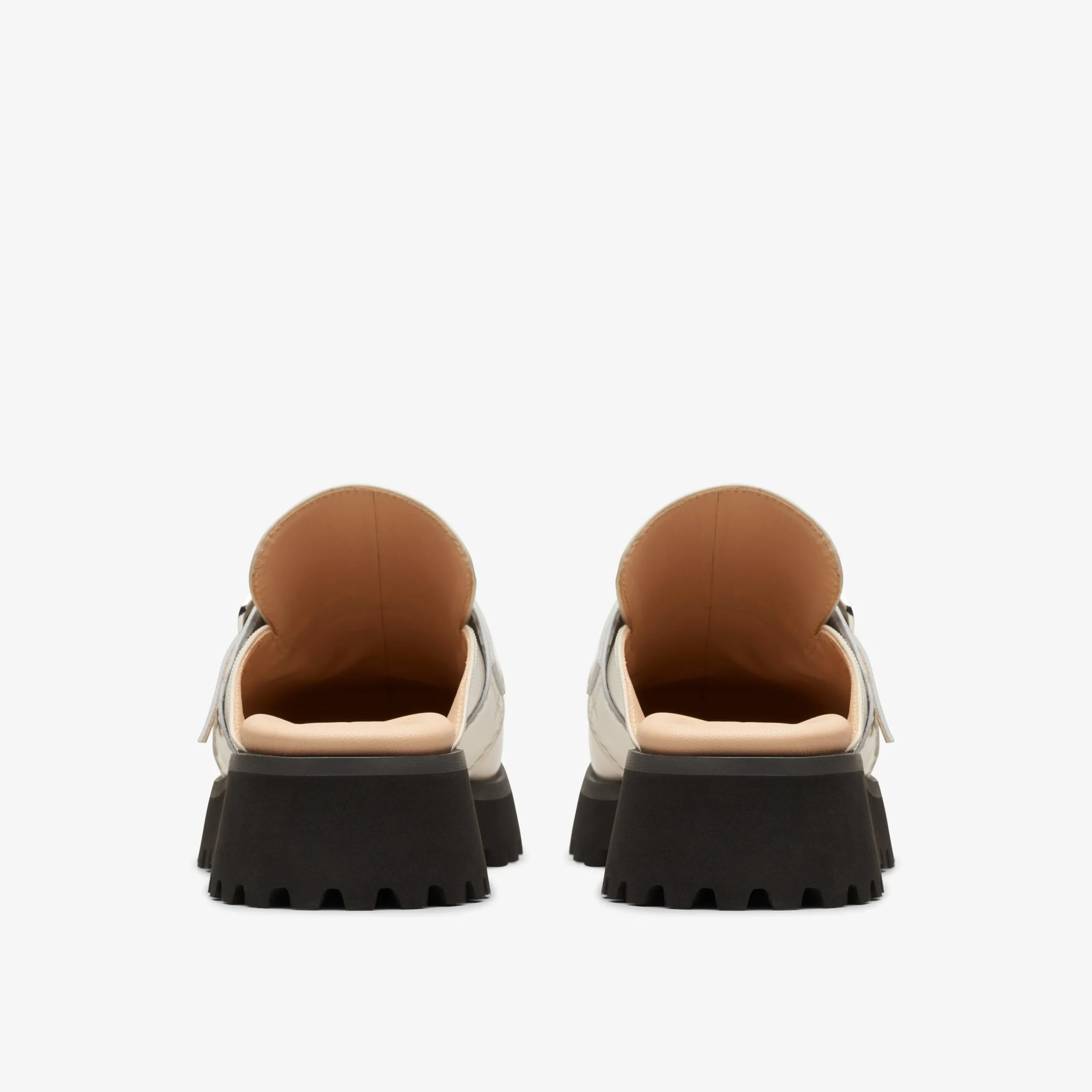 Clarks Stayso Free Ivory Leather Clearance
