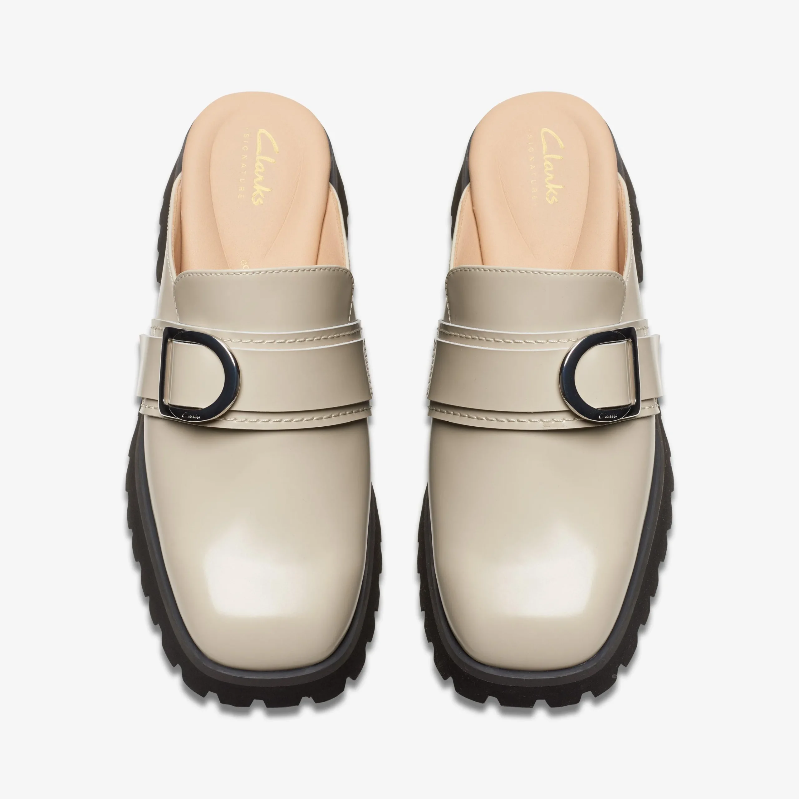 Clarks Stayso Free Ivory Leather Clearance