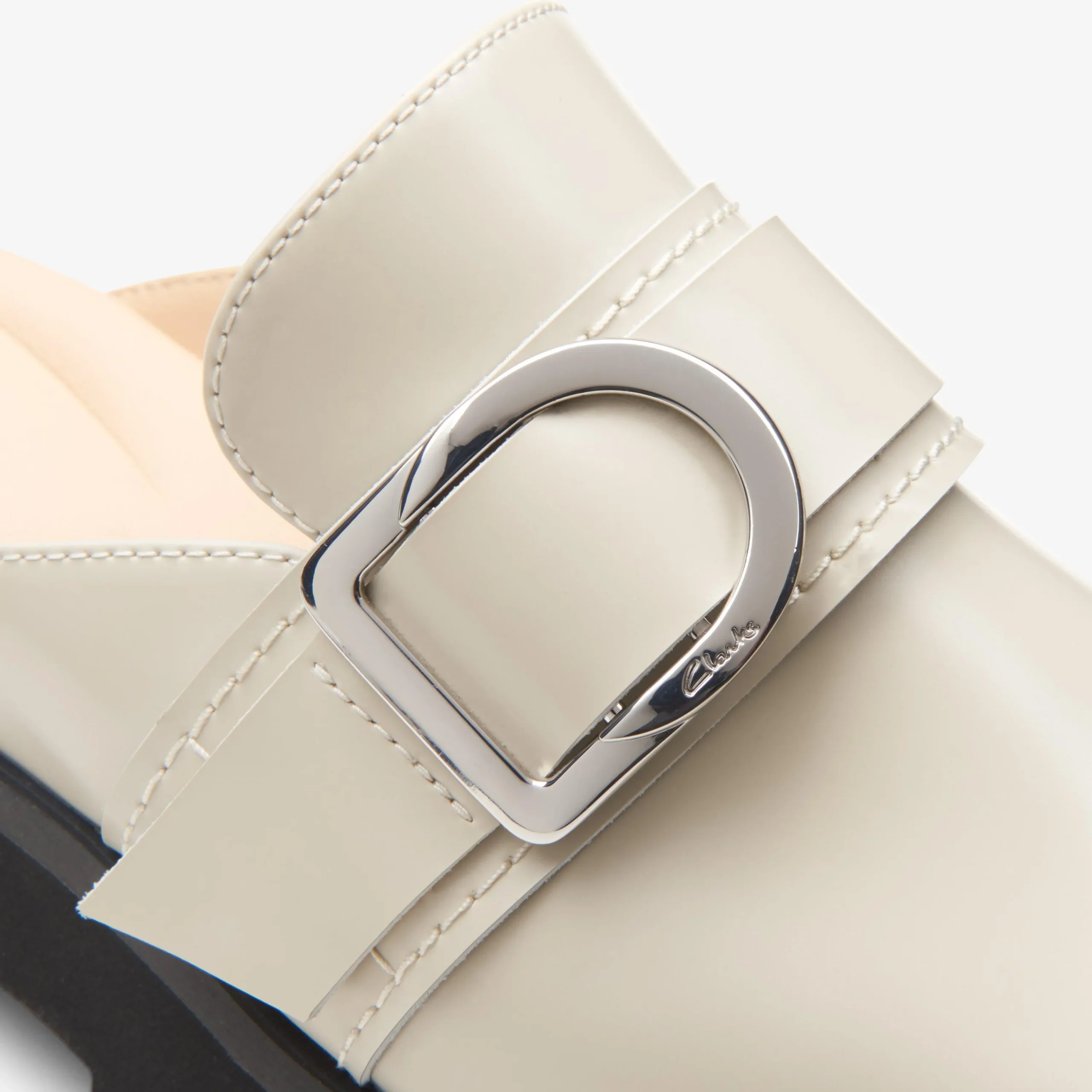 Clarks Stayso Free Ivory Leather Clearance