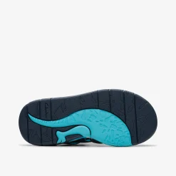 Clarks Steggy Roar Kid Navy Combination Clearance