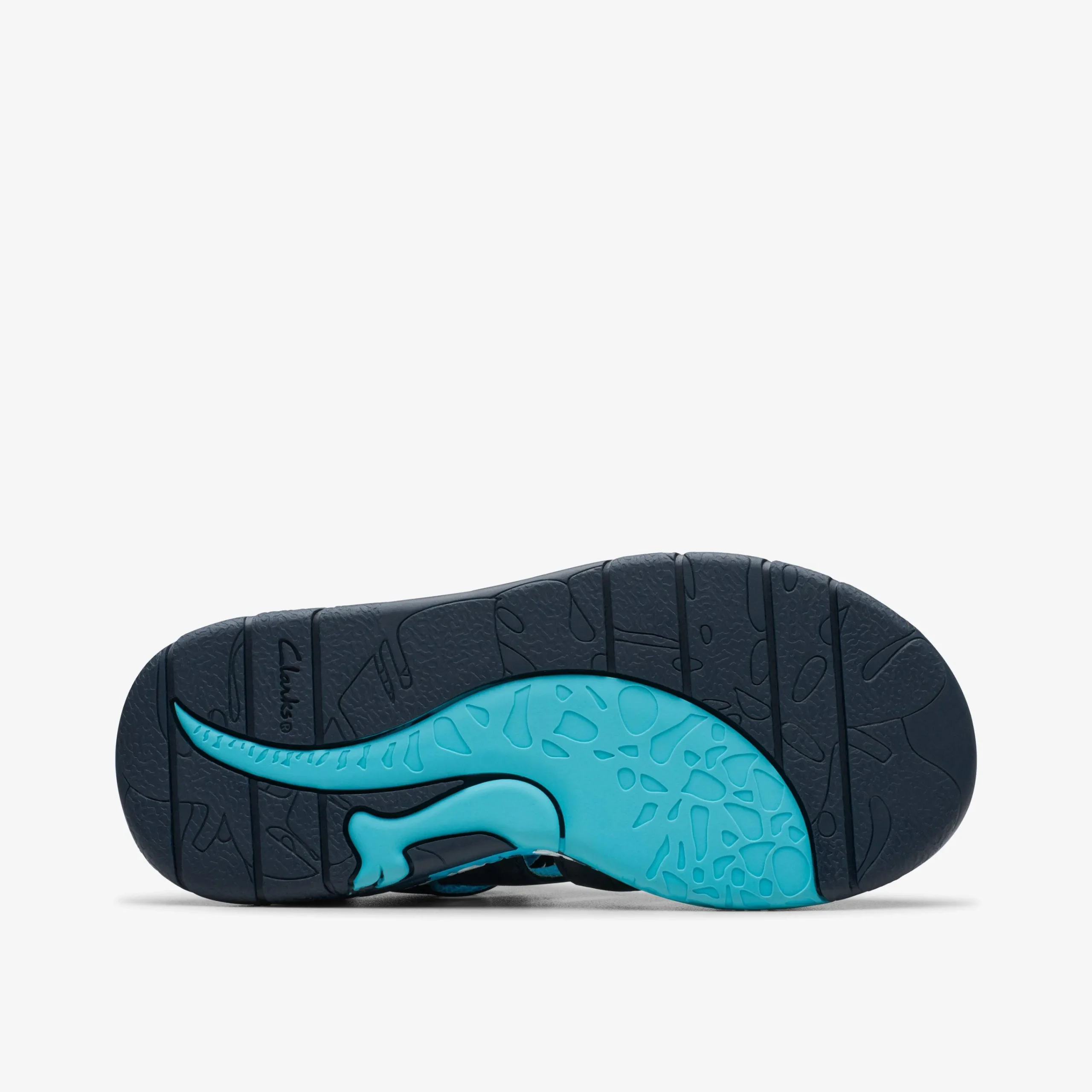 Clarks Steggy Roar Kid Navy Combination Clearance