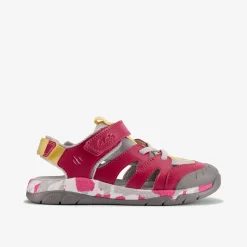 Clarks Steggy Roar Kid Pink Combination Best