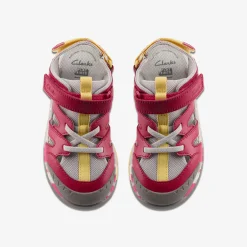 Clarks Steggy Roar Kid Pink Combination Best