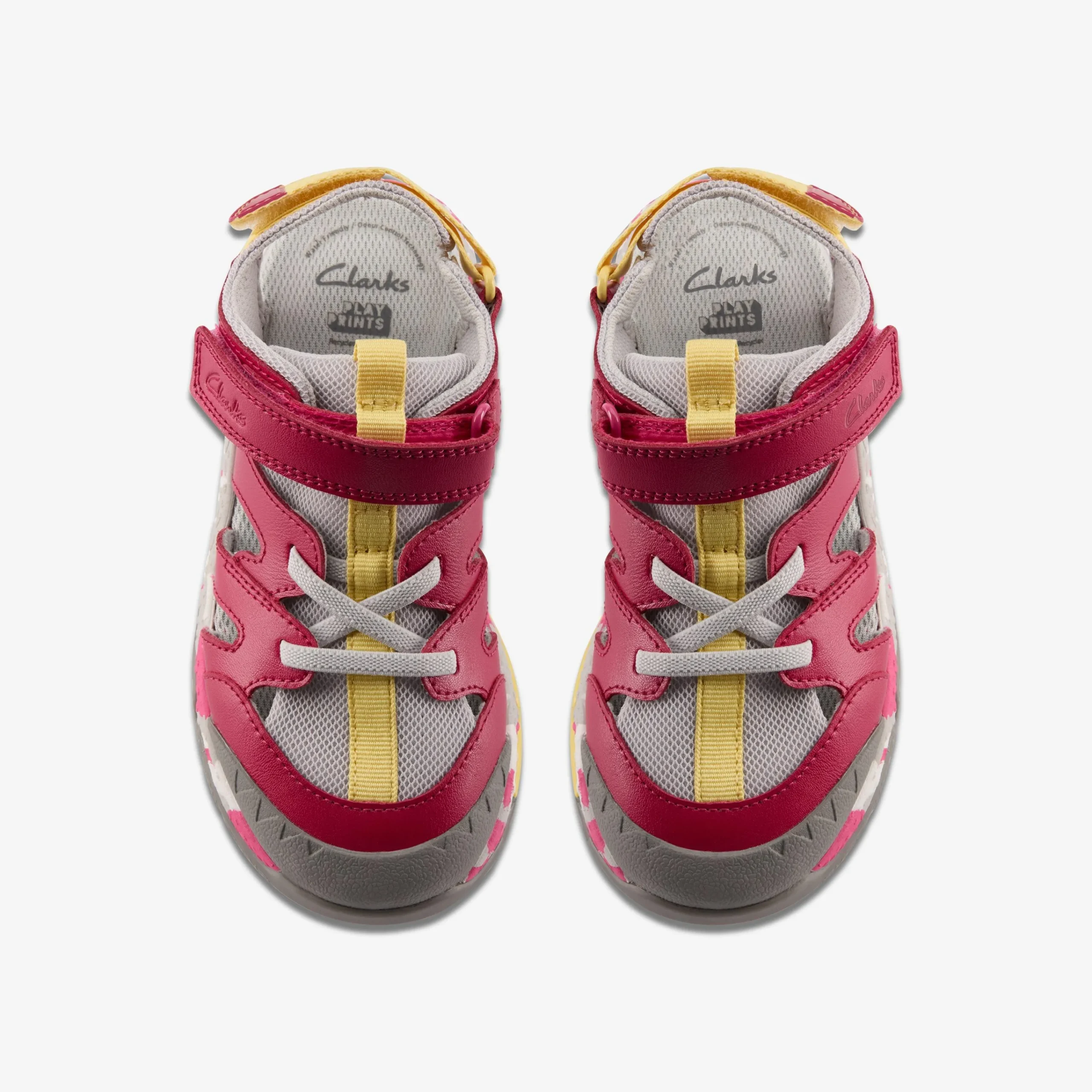 Clarks Steggy Roar Kid Pink Combination Best