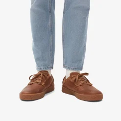 Clarks Streethill Lace Dark Tan Leather Outlet