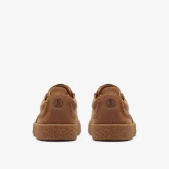 Clarks Streethill Lace Dark Tan Leather Outlet