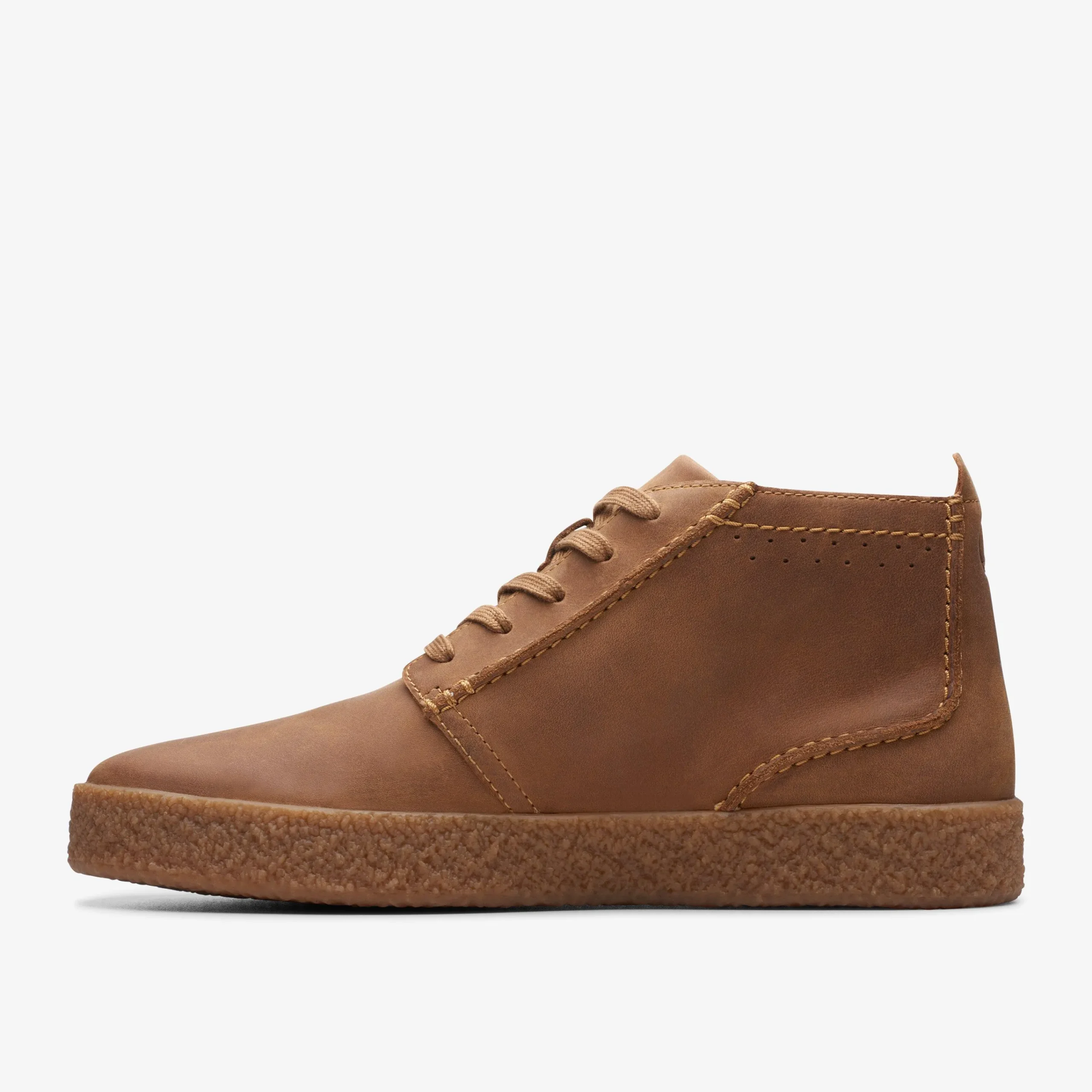 Clarks Streethill Mid Dark Tan Leather Outlet