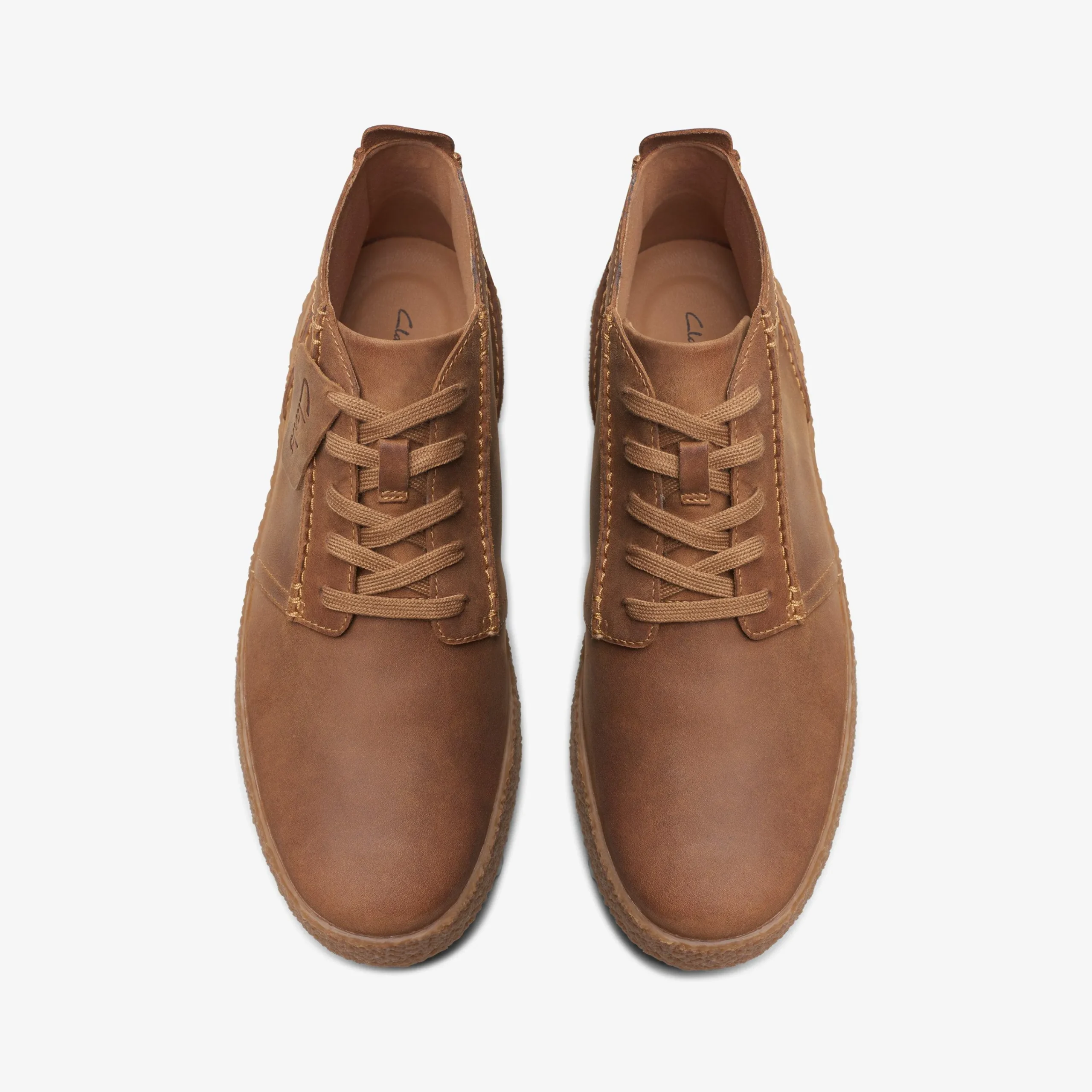 Clarks Streethill Mid Dark Tan Leather Outlet