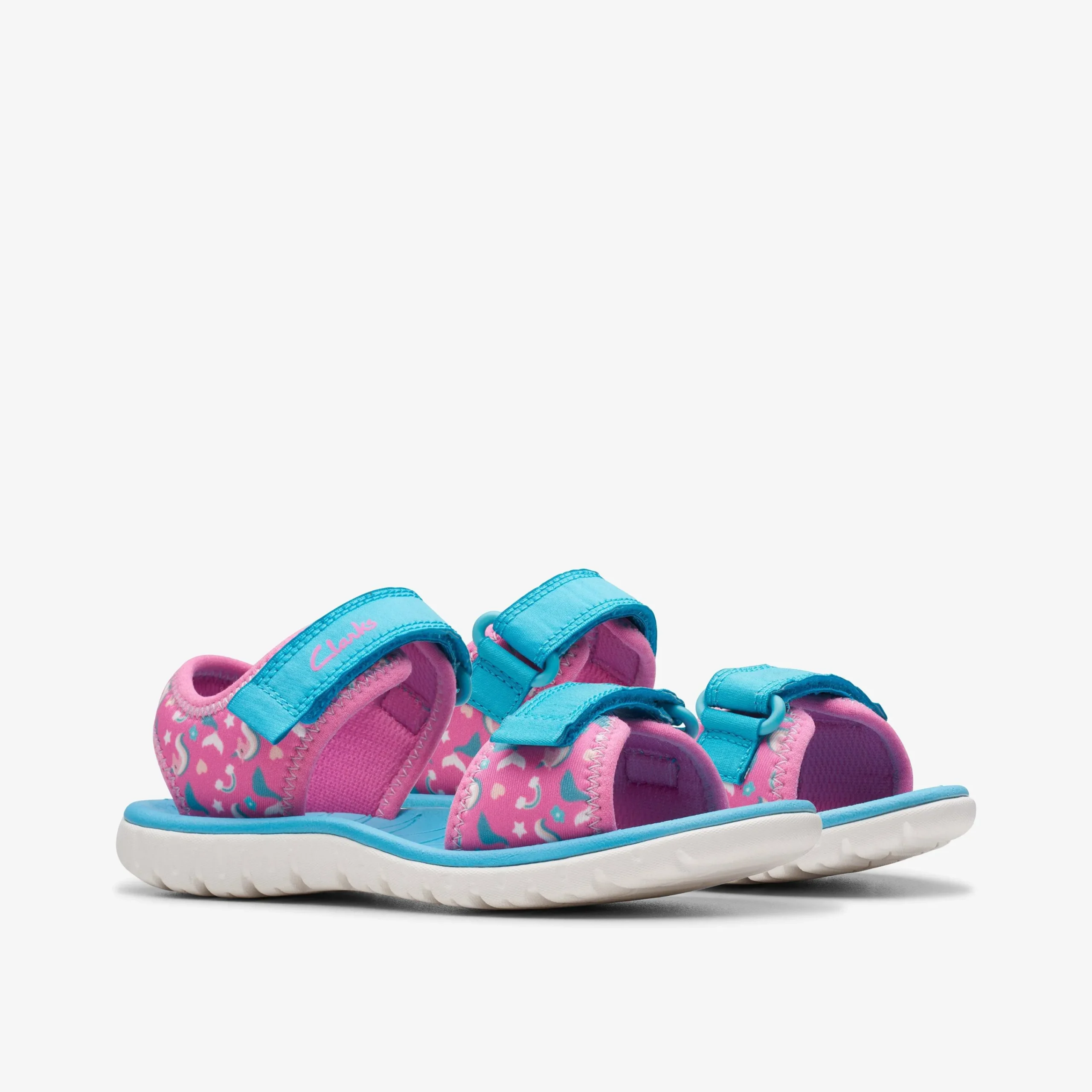 Clarks Surfing Tide Kid Hot Pink Discount