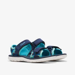 Clarks Surfing Tide Kid Navy Clearance