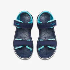 Clarks Surfing Tide Kid Navy Clearance