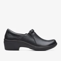 Clarks Talene Pace Black Leather Hot