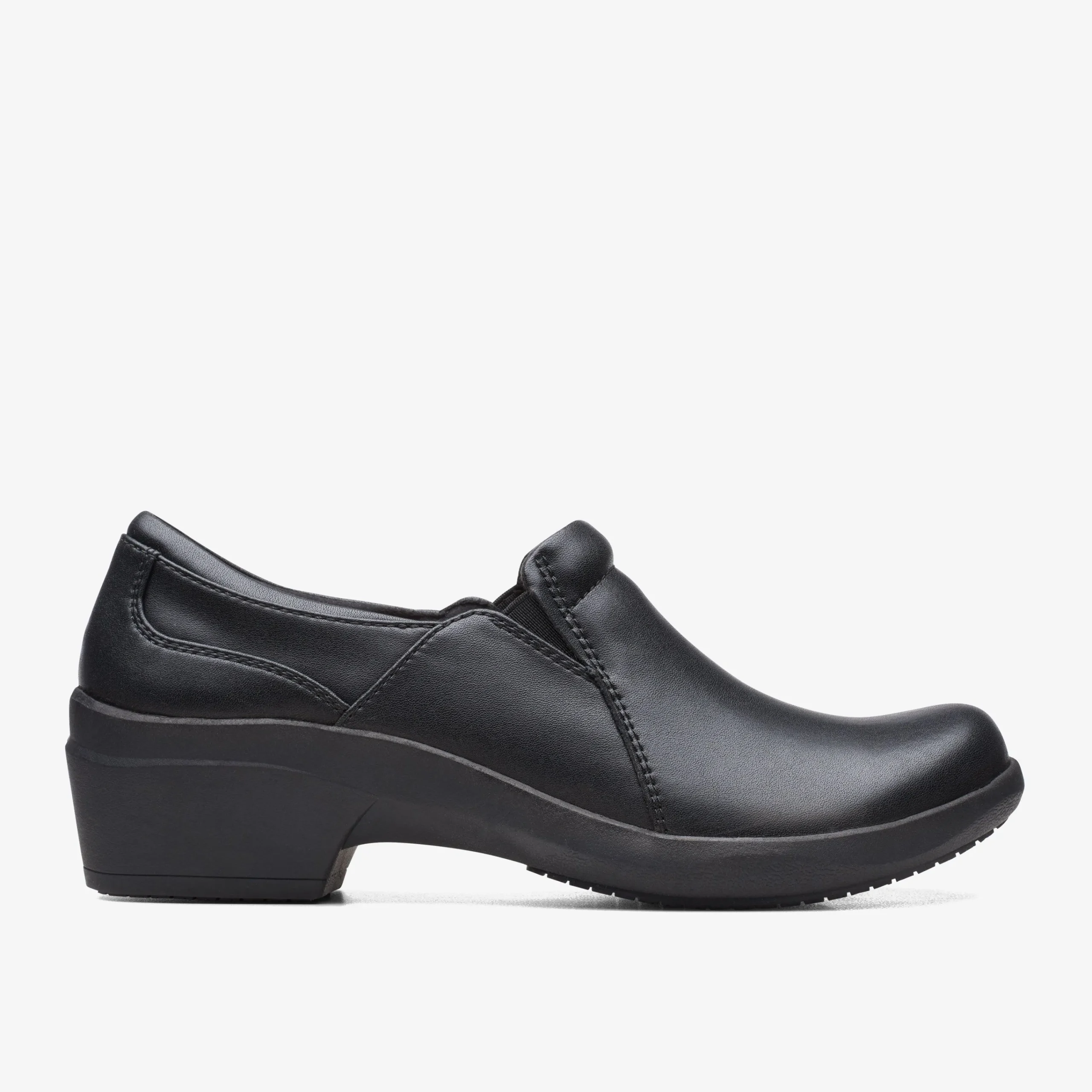 Clarks Talene Pace Black Leather Hot