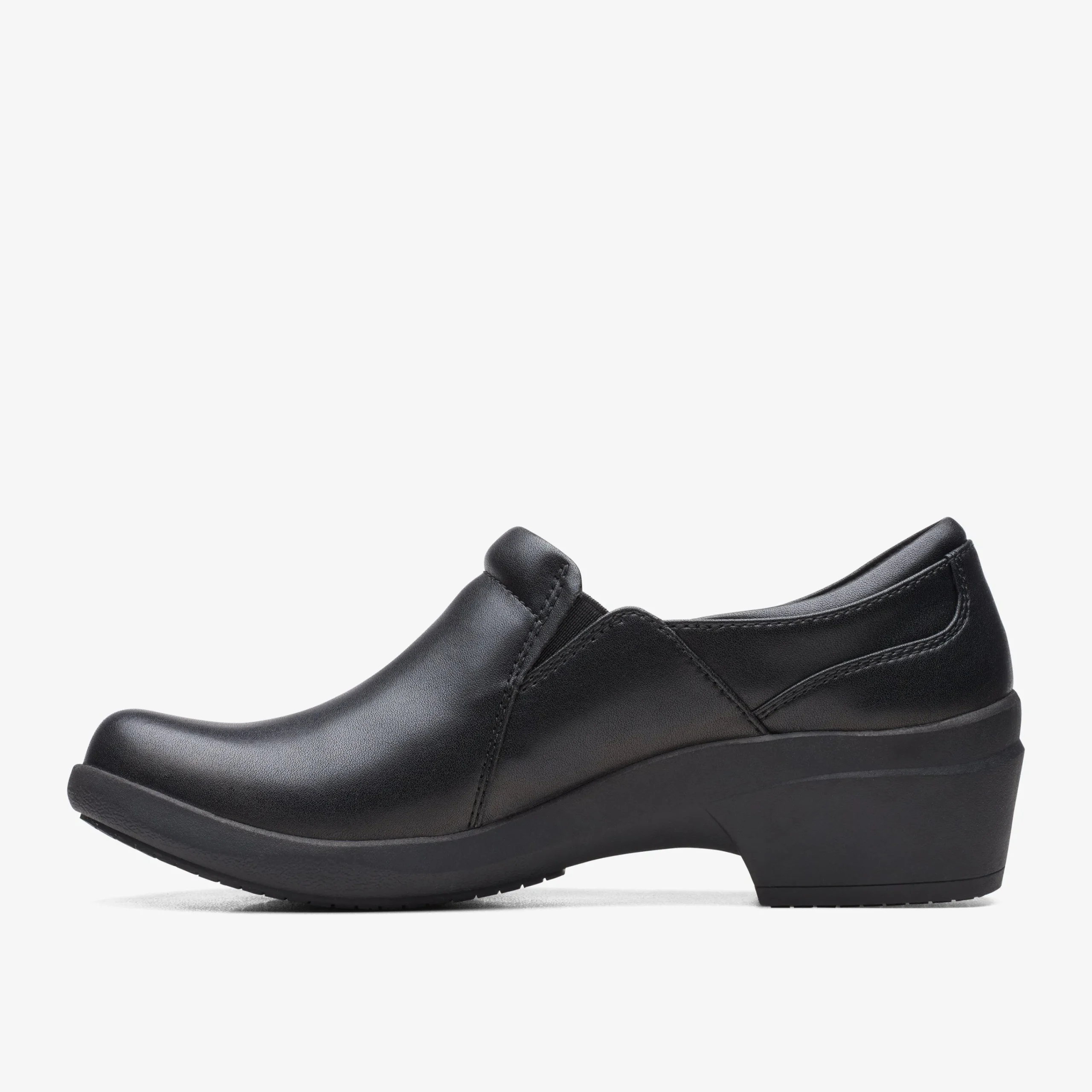 Clarks Talene Pace Black Leather Hot