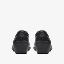 Clarks Talene Pace Black Leather Hot